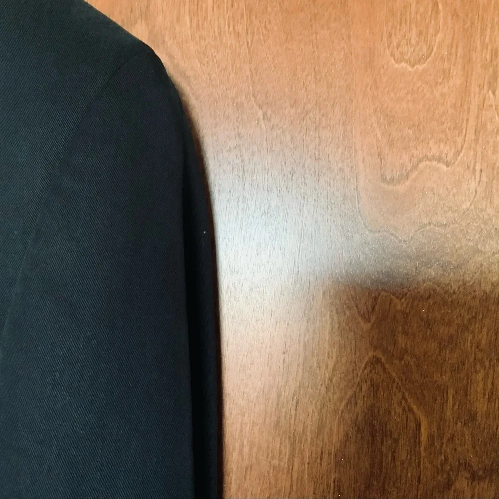 Vintage Lauren Ralph Lauren Mens Size 42 R Sports Coat Blazer Black Union Made